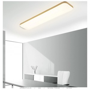 4FT LED Commercial ombrydning Shop Light Fixture 60W Low Bay Linear Flushmount Office Celding [4 lampe 32W Fluorescens Ækvivalent] 5000K Dagslys White ETL listet